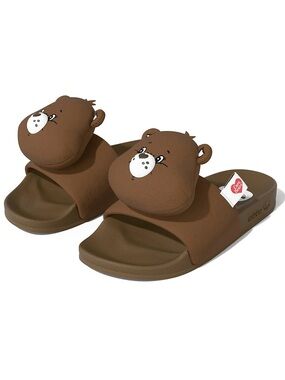 🧸 Adidas x Care Bears Adilette Sandals Brown 🧸